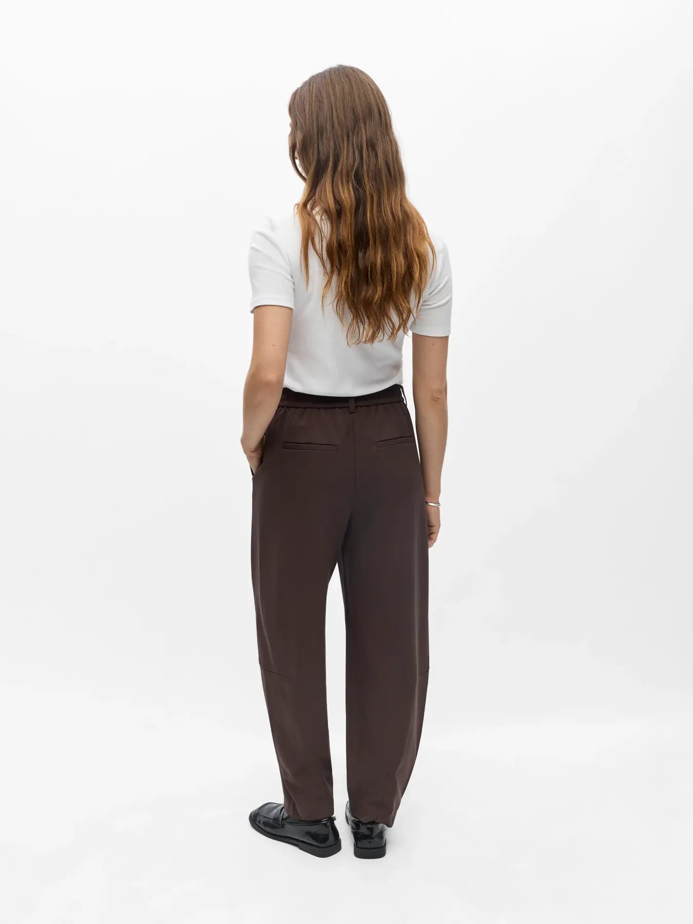 Pantalon Barrel Lisa Seal Brown