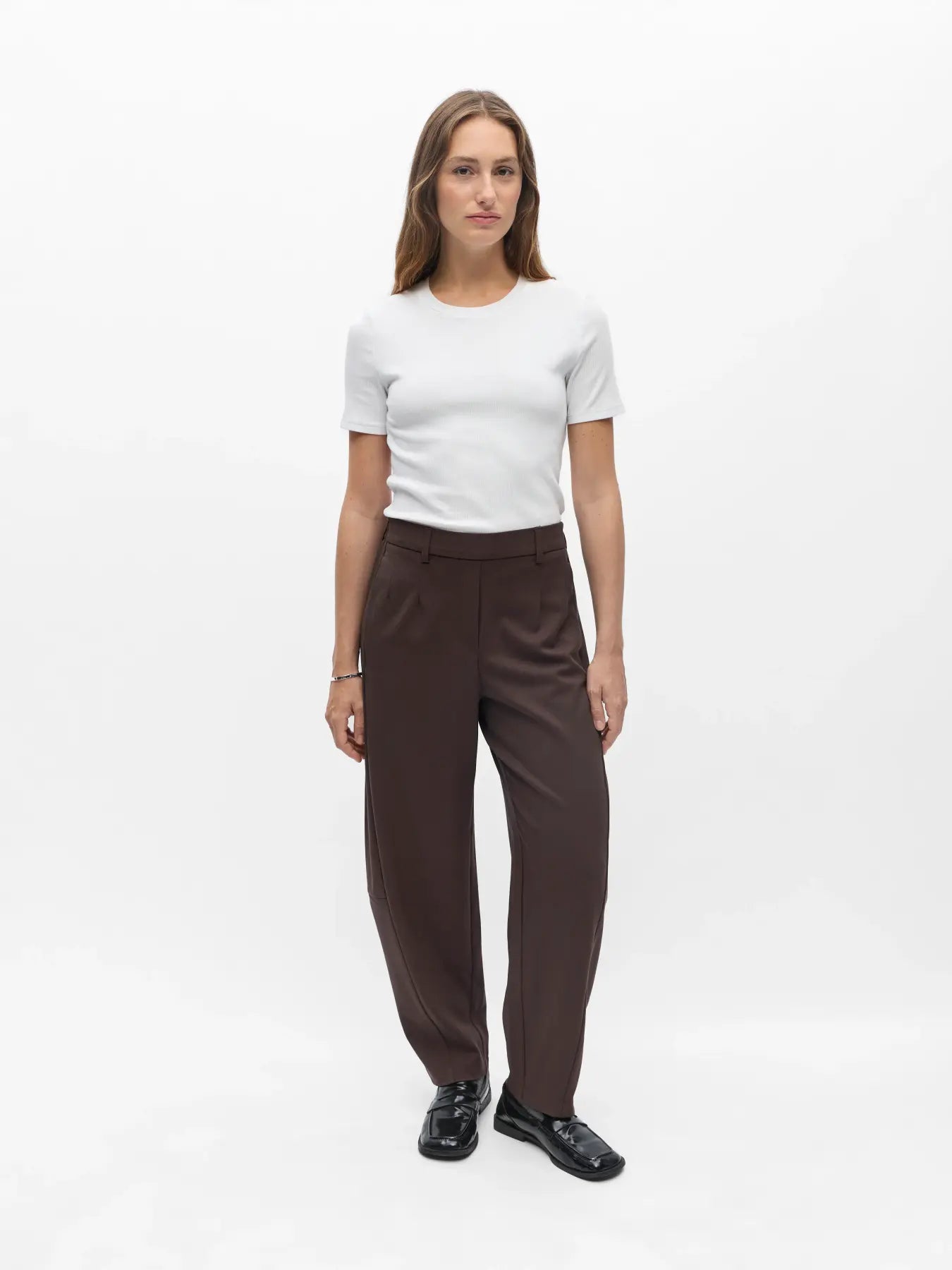 Pantalon Barrel Lisa Seal Brown