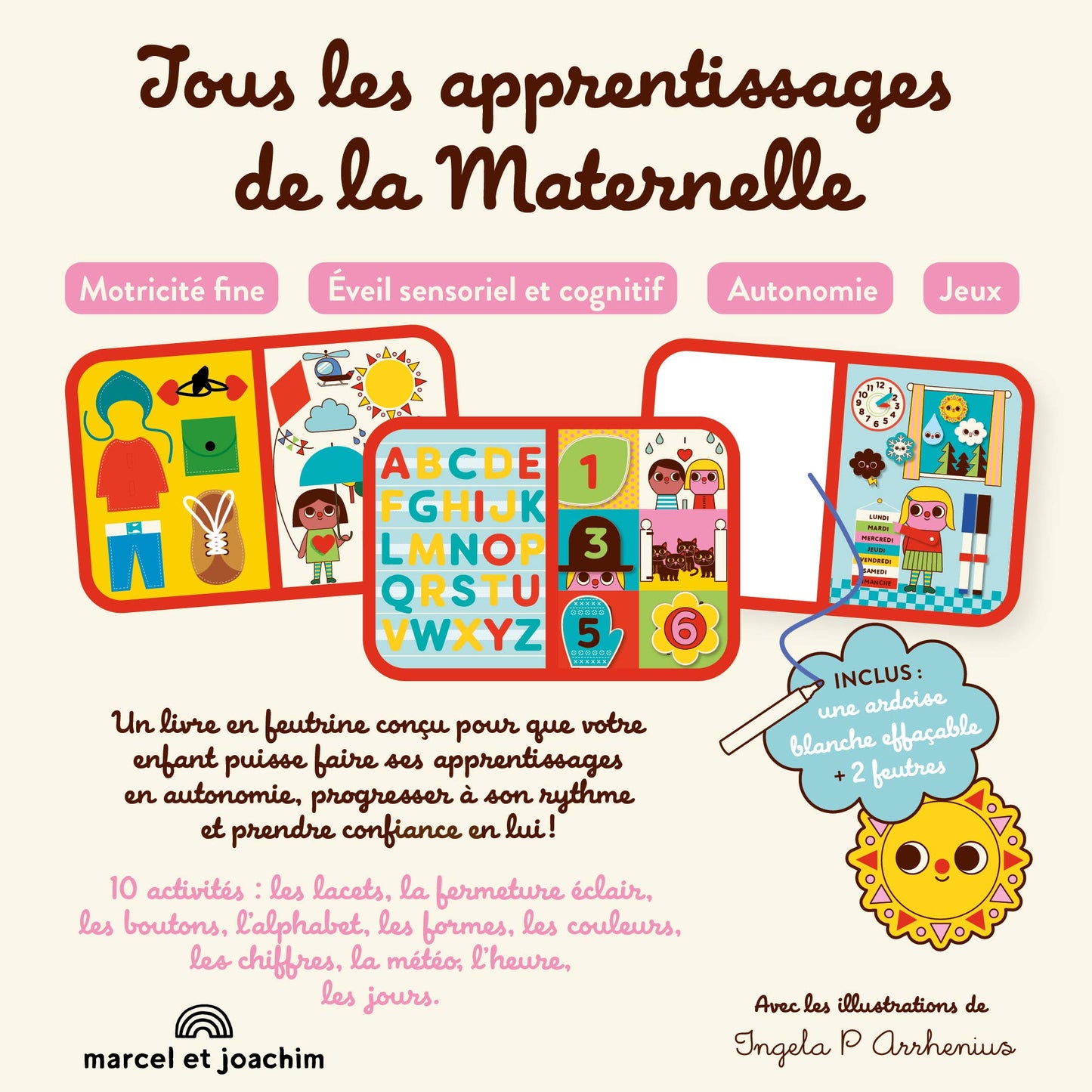 LIVRE D'ACTIVITES MONTESSORI EN FEUTRINE