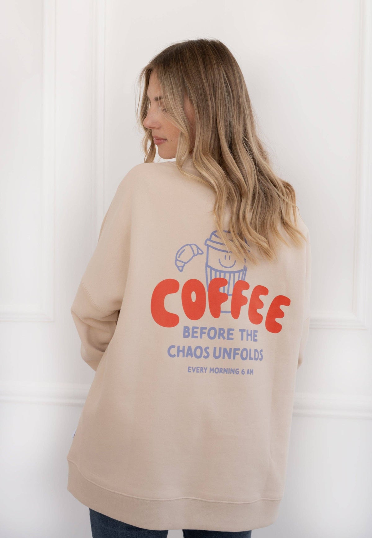 Sweat‑shirt adulte café