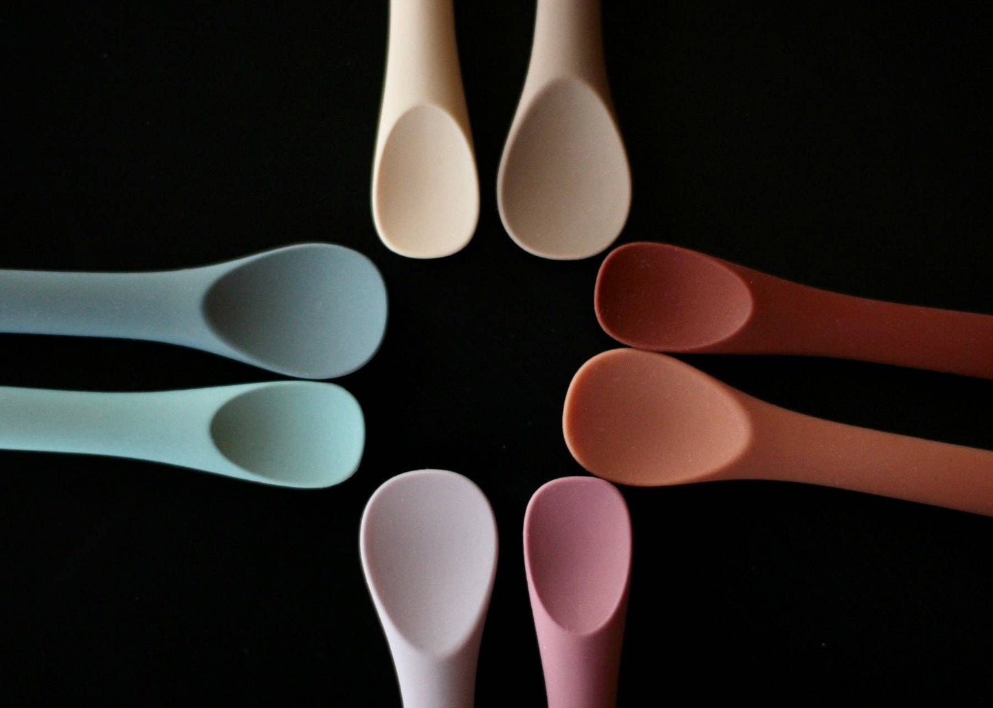 Set de cuillères pour diversification alimentaire Taupe