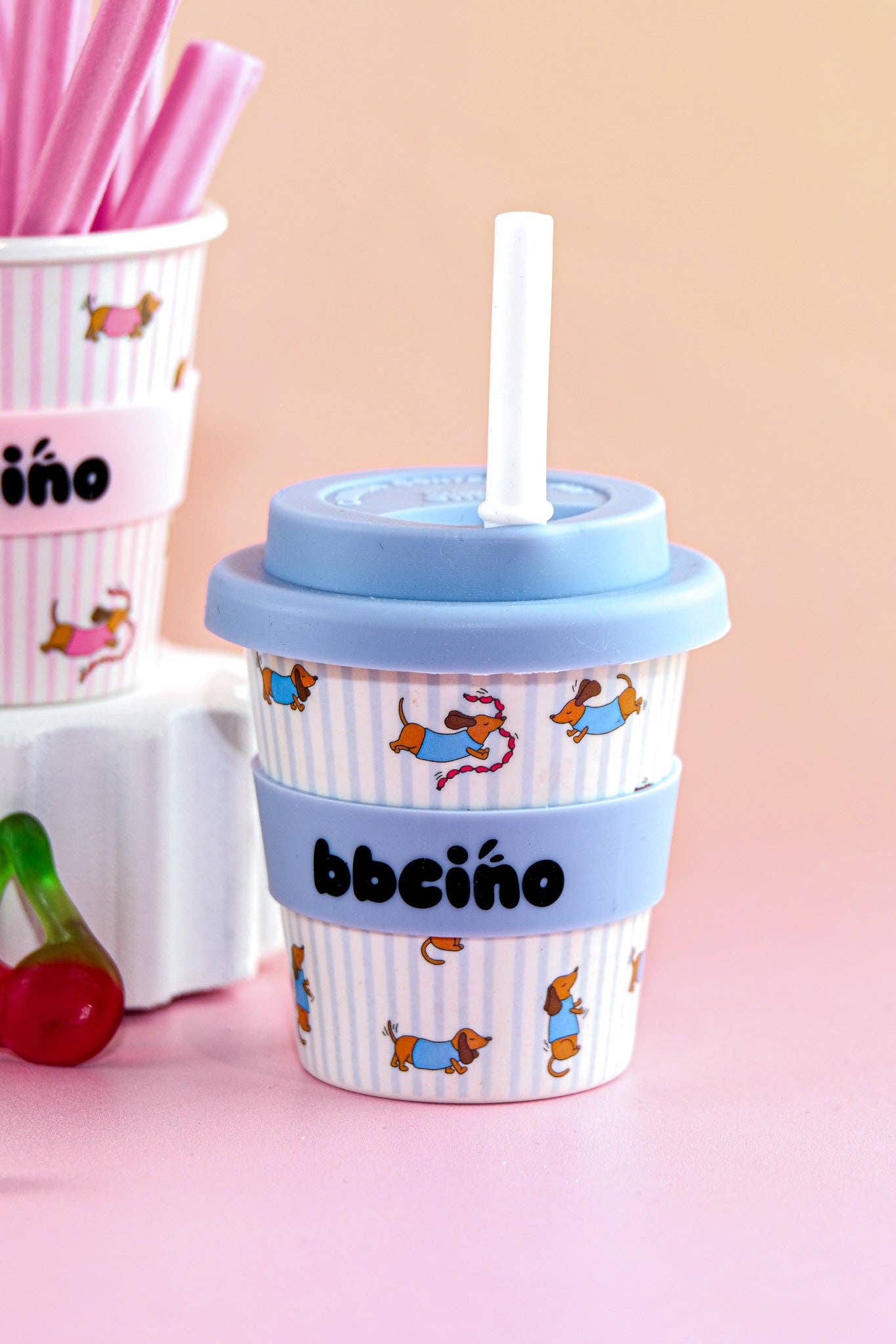 Tasse Babycino Teckel Bleu - 120 ml