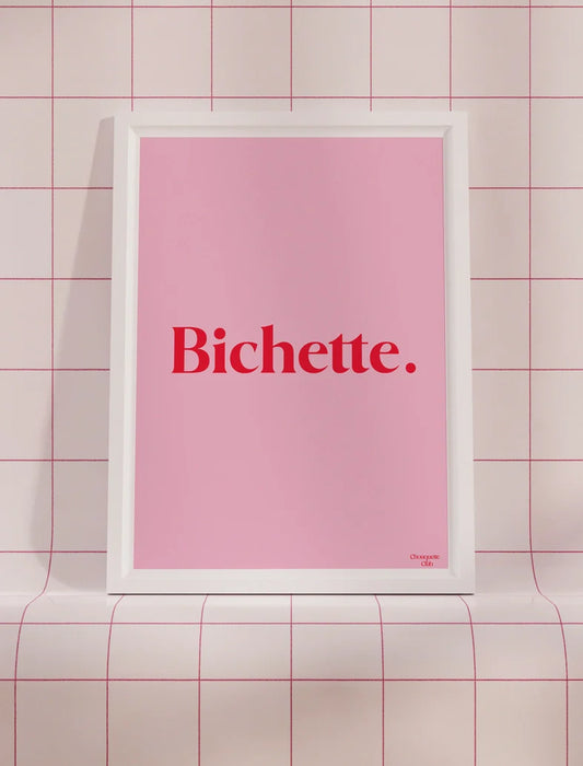 Bichette Rose et Rouge A3