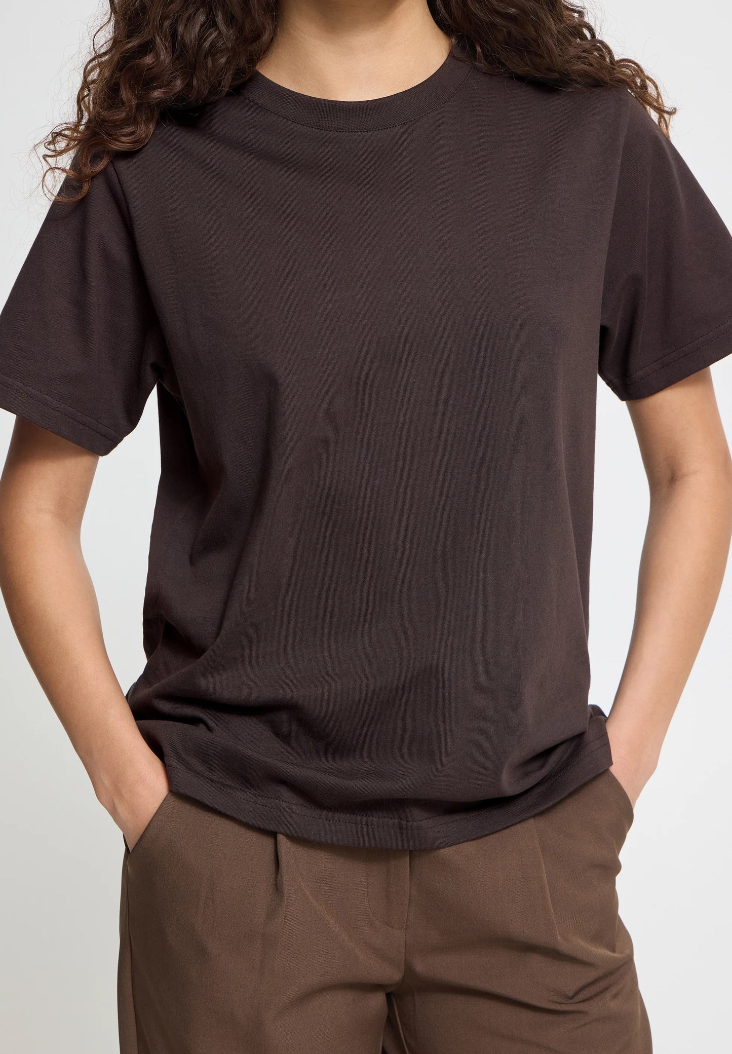 T-shirt PALMER LOOSE Chocolate Torte