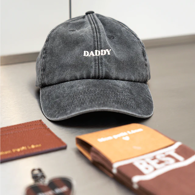 Casquette Daddy cool gris foncé