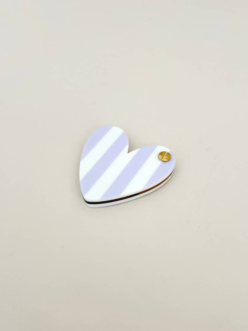 Miroir de poche coeur Bisou