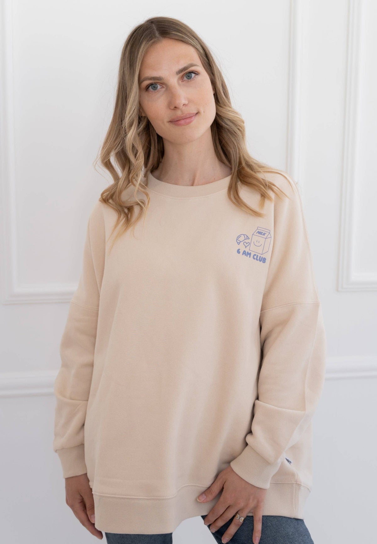 Sweat‑shirt adulte café