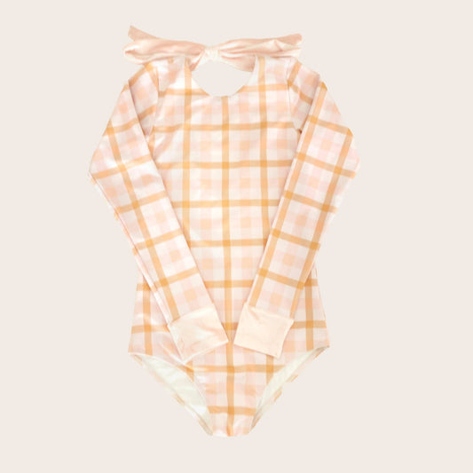 Maillot de bain Anti-UV à carreaux