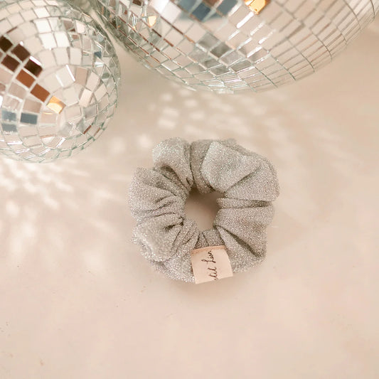 Chouchou Paillettes Argent