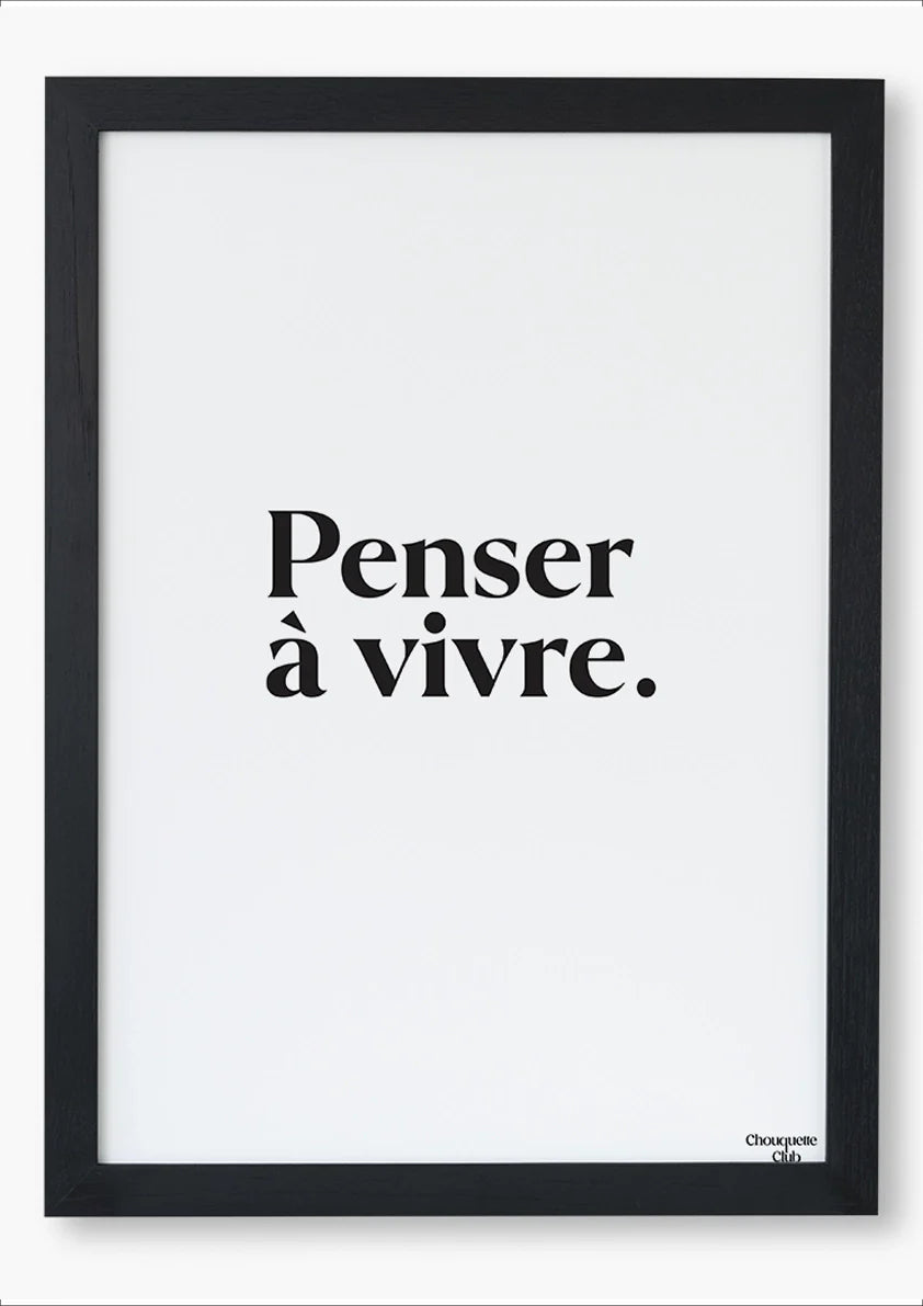 Penser à vivre A3