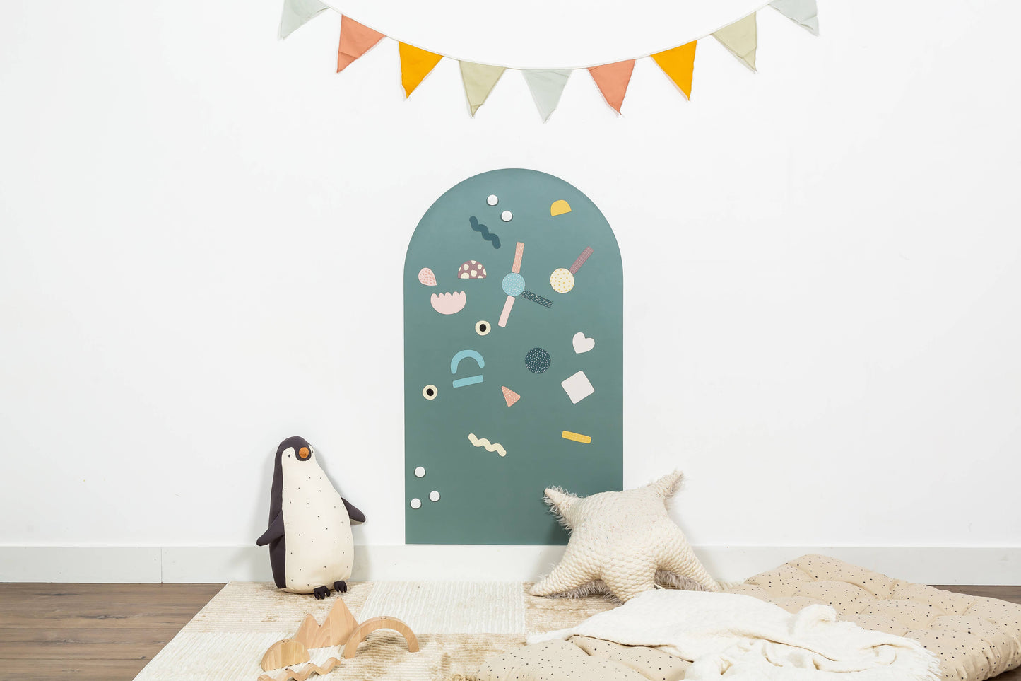 Tableau magnétique Arche Vert Émeraude – 100,5x58,5cm