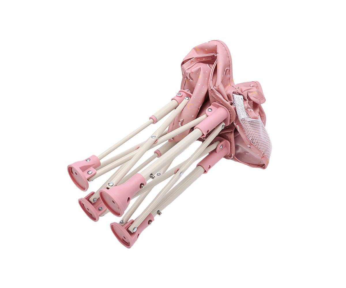 Chaise pliante enfant Baleine rose