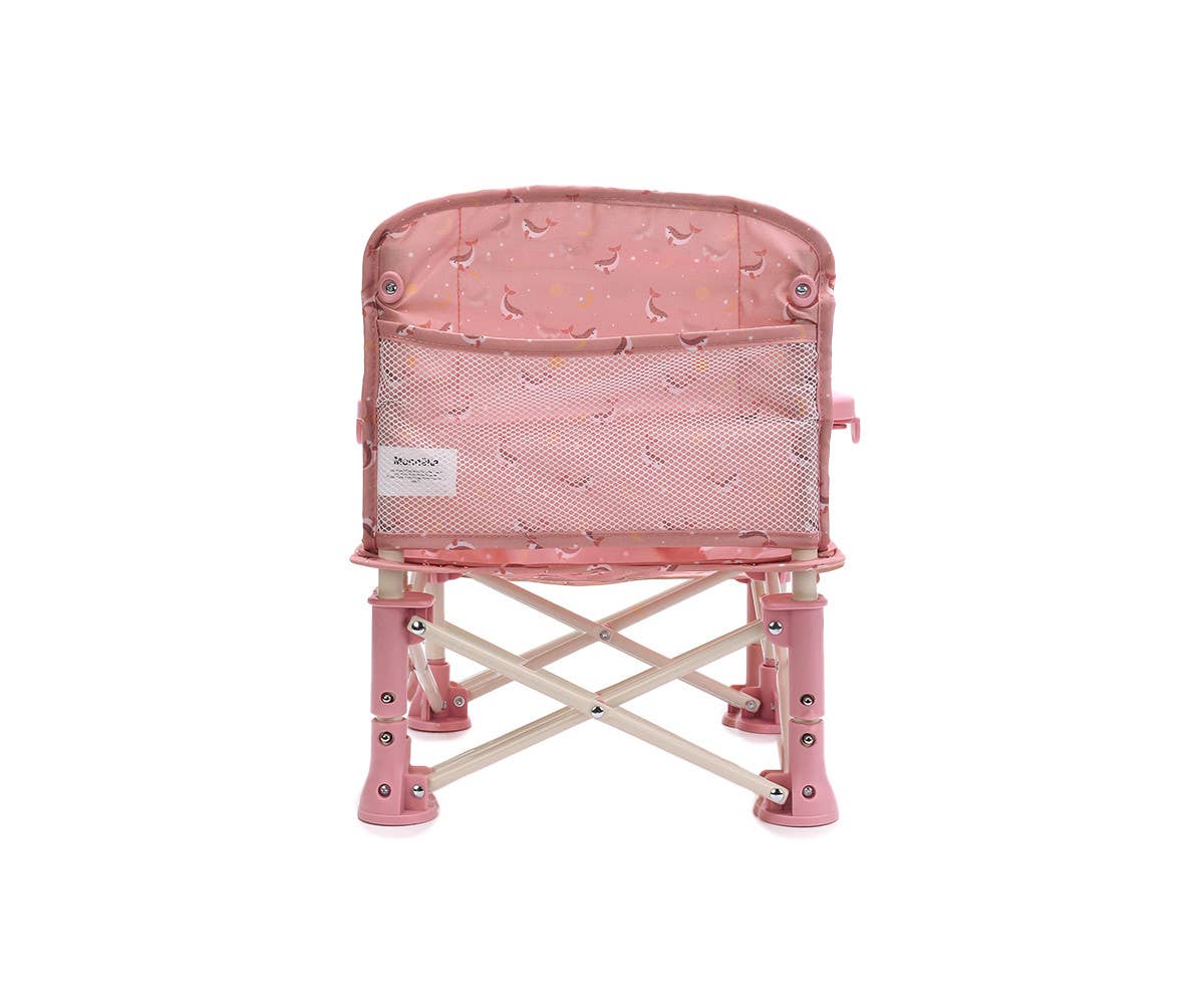 Chaise pliante enfant Baleine rose