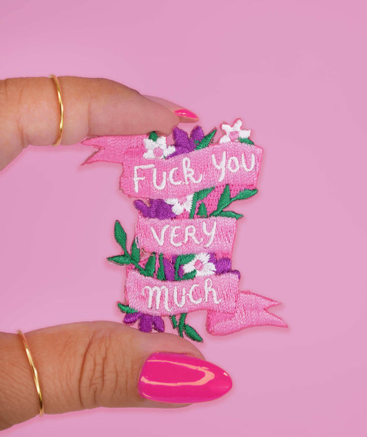 Patch Thermocollant Fuck You Very Much