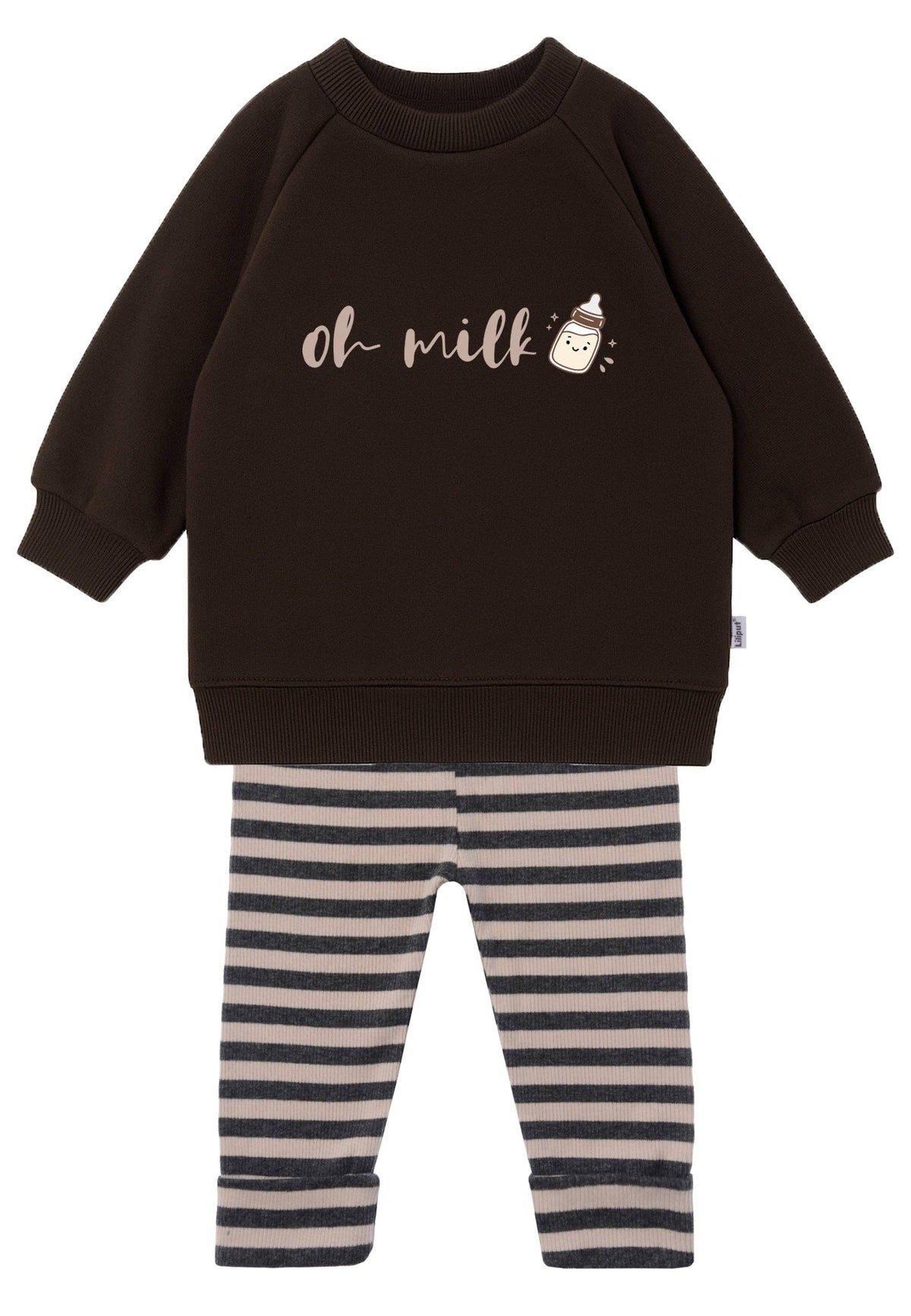 Ensemble 2 pièces composé d'un sweat-shirt et d'un legging « oh milk »