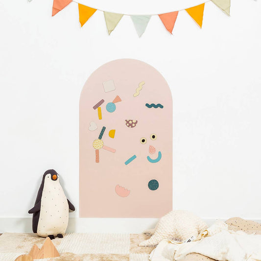 Tableau magnétique Arche Beige Rosé – 100,5x58,5cm