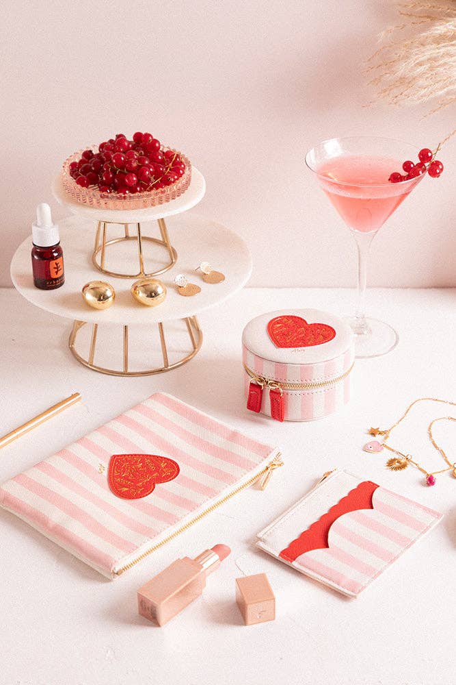 Pochette Pink Stripes