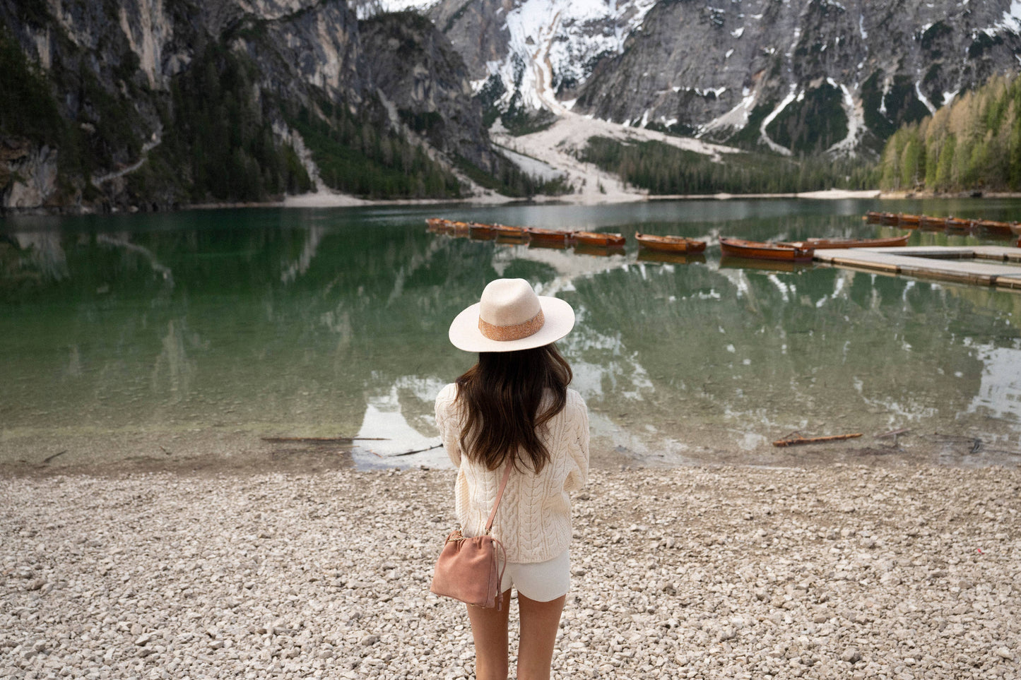 SAC CUIR SUEDE TESSA ROSE BONBON