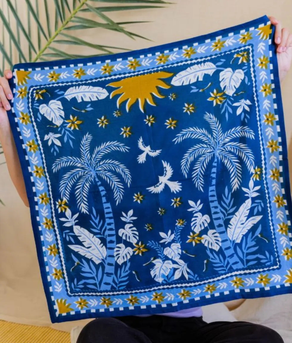 Foulard moyen - Tropical Spirit Khaki