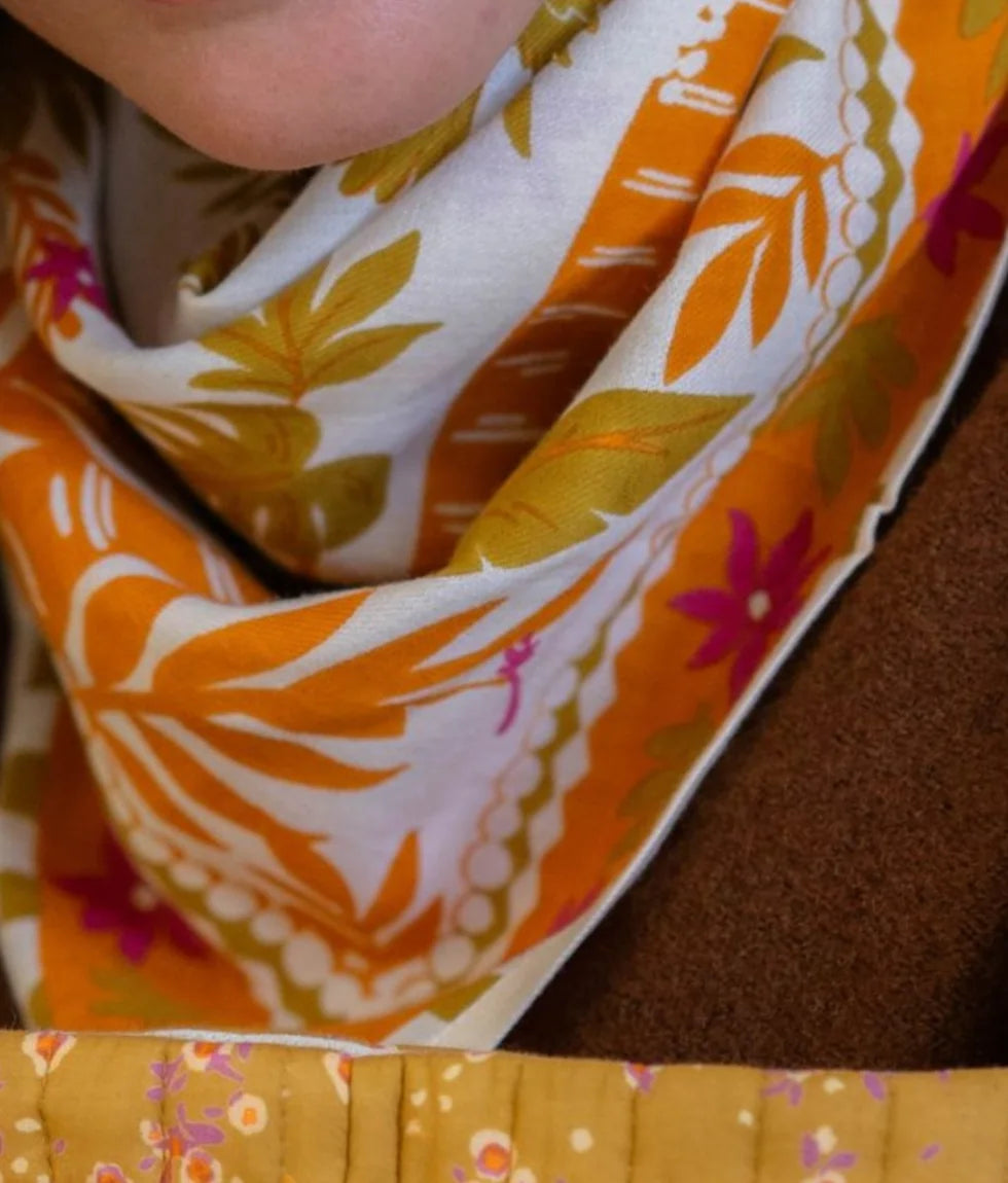 Foulard moyen - Tropical spirit Terracotta