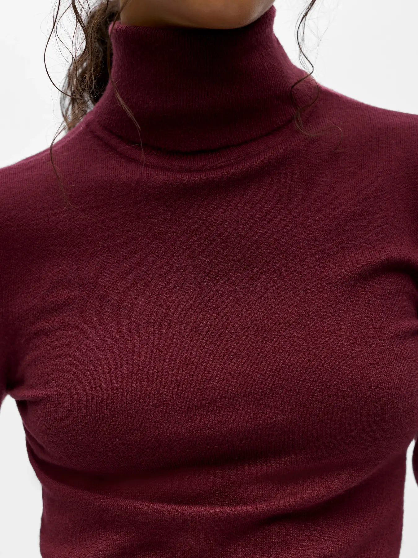 Pull col roulé Thess Windsor Wine