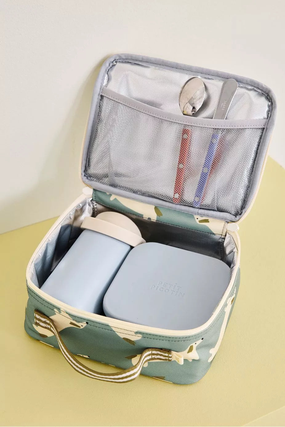 Gonzague le lunch bag print Teckel Bleu
