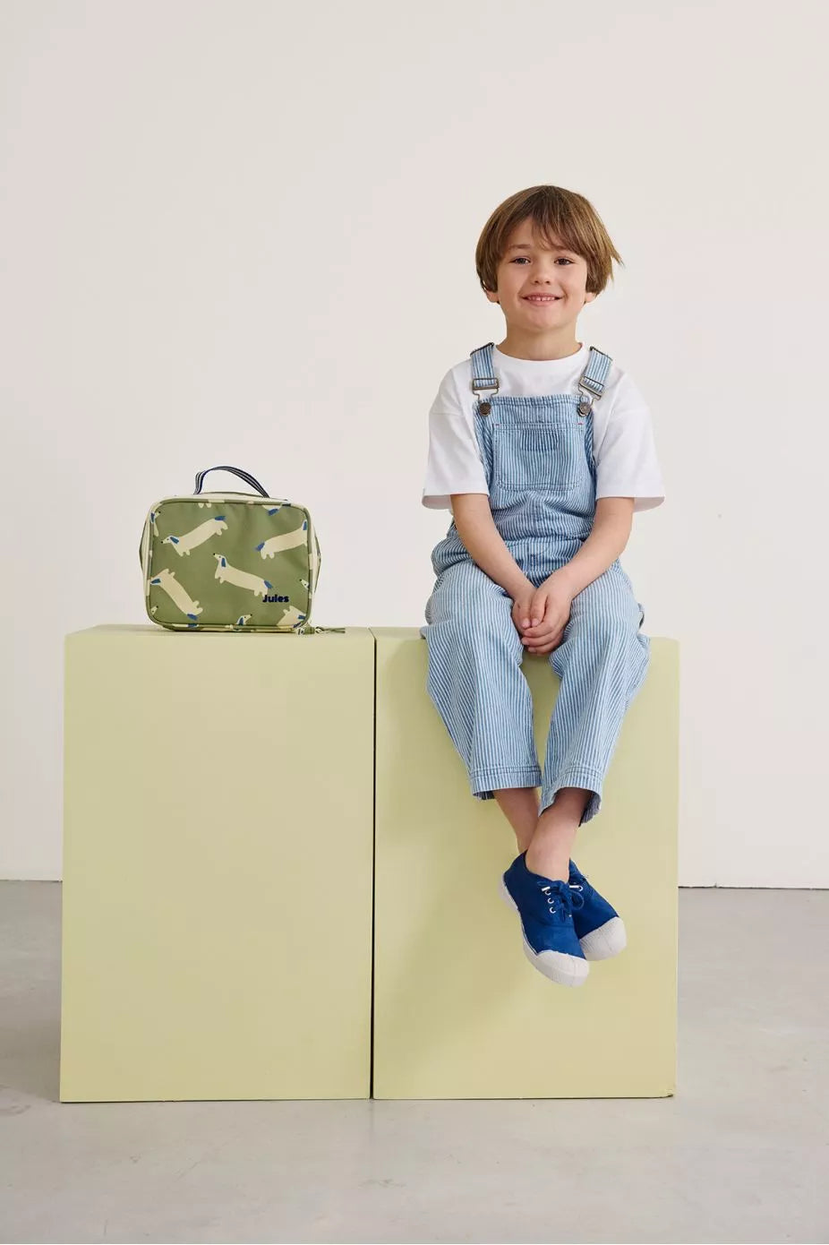 Gonzague le lunch bag print Teckel Olive