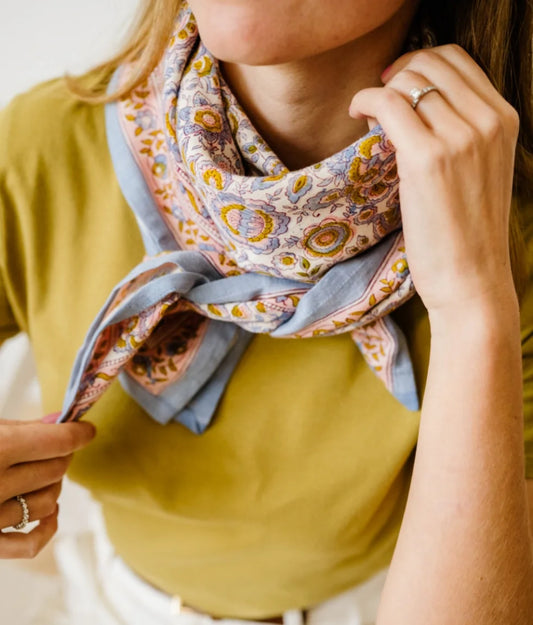 Foulard Garda Bleuet (2 tailles)