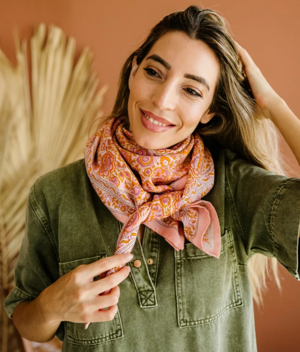 Foulard Garda Pop Pink (2 tailles)