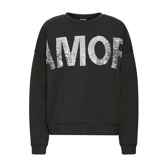 Pull noir AMOR IHKELICIA