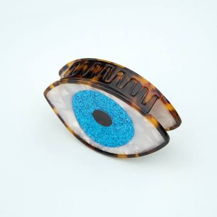 Pince à cheveux Oeil à paillettes