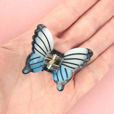 Mini pince papillon bleu