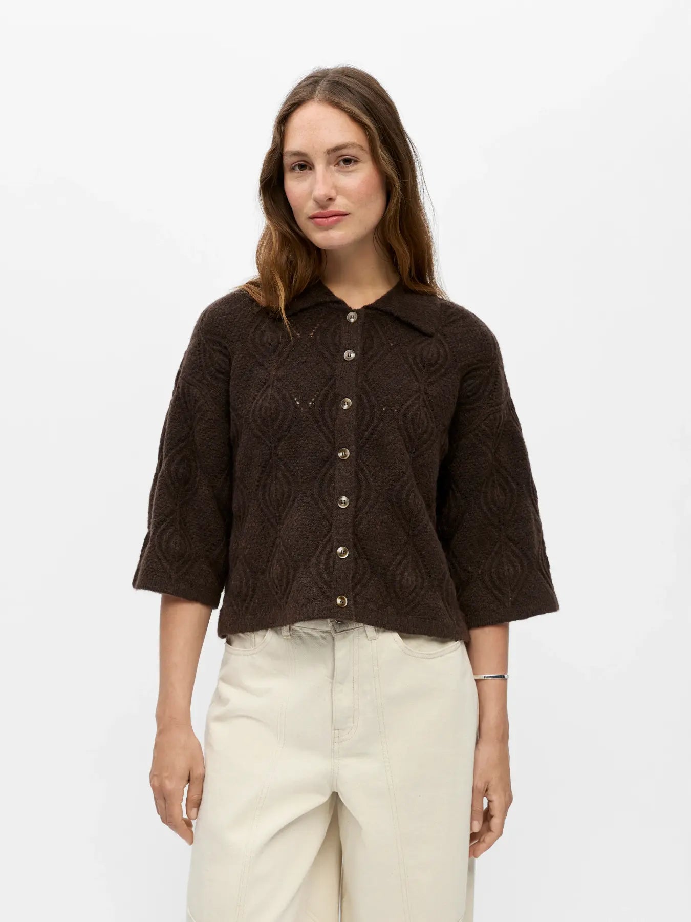 Cardigan Kaisa Seal Brown