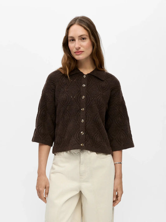 Cardigan Kaisa Seal Brown