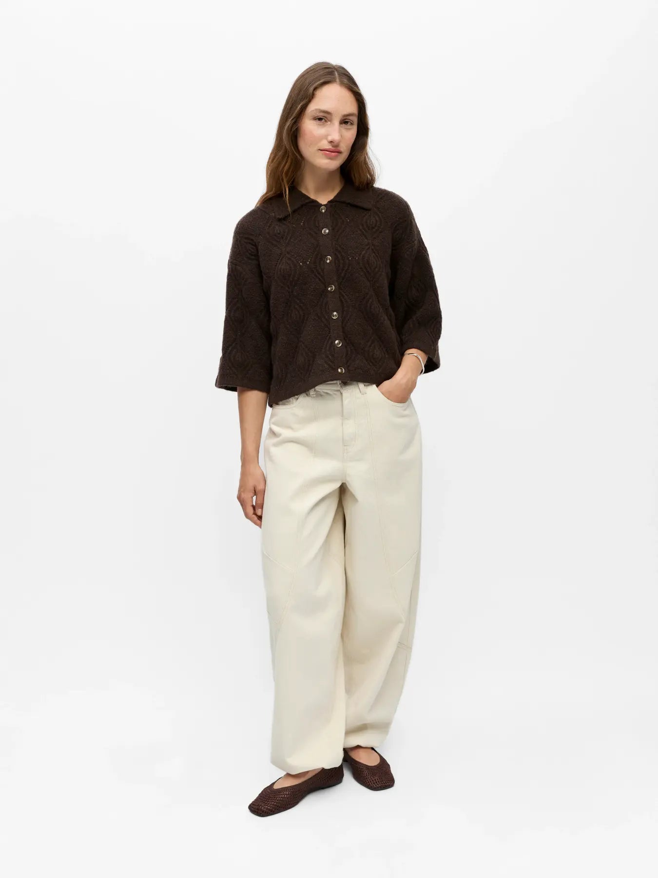 Cardigan Kaisa Seal Brown