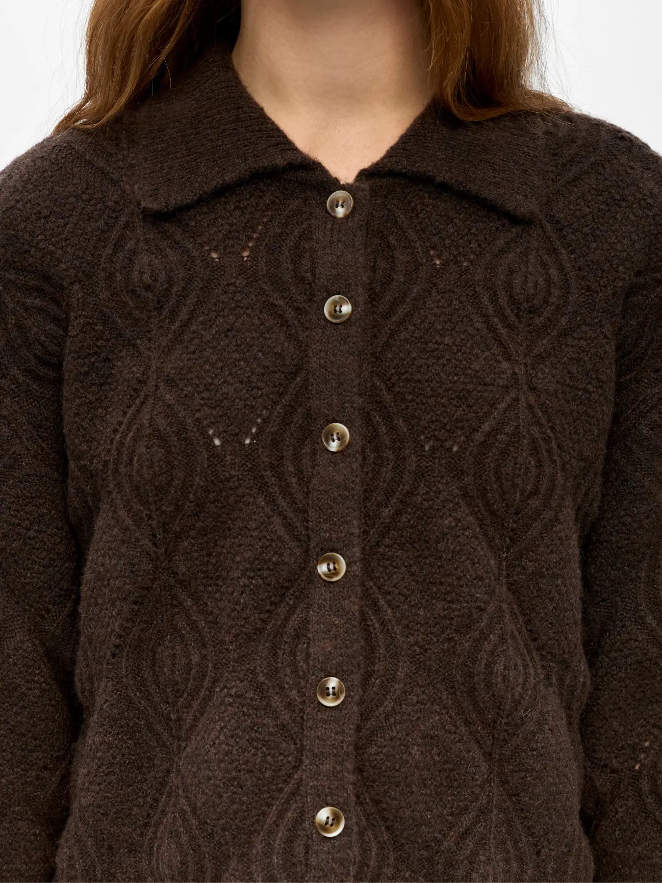Cardigan Kaisa Seal Brown