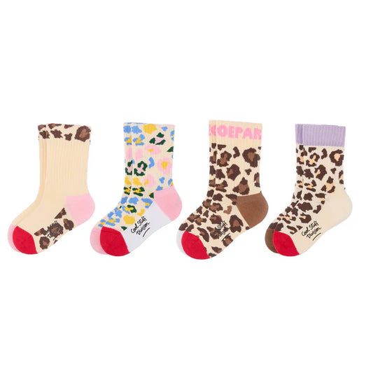 Chaussettes Pack (4 sets) - Leopard