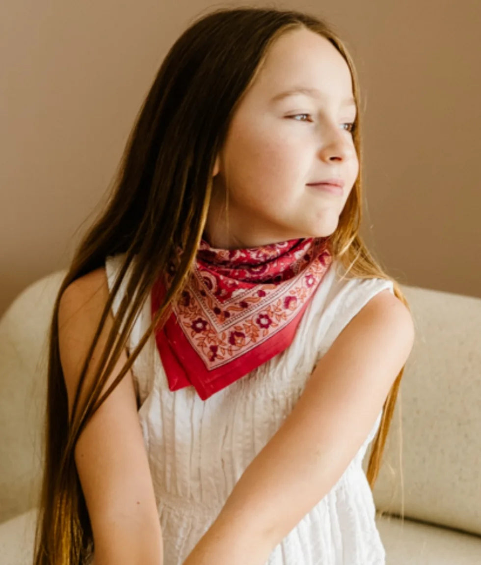 Petit foulard Garda Framboise