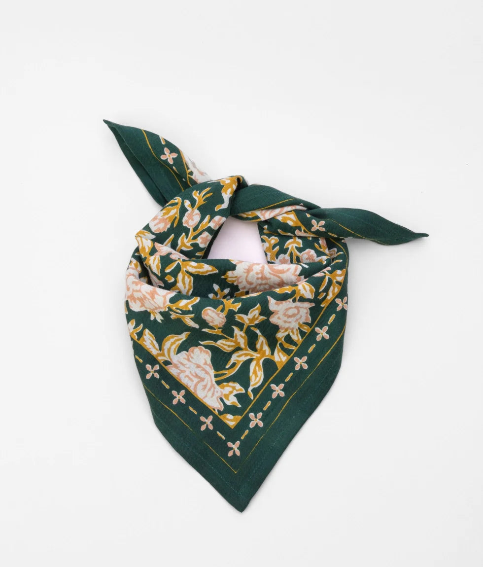 Petit foulard Bouquet du matin Eucalyptus