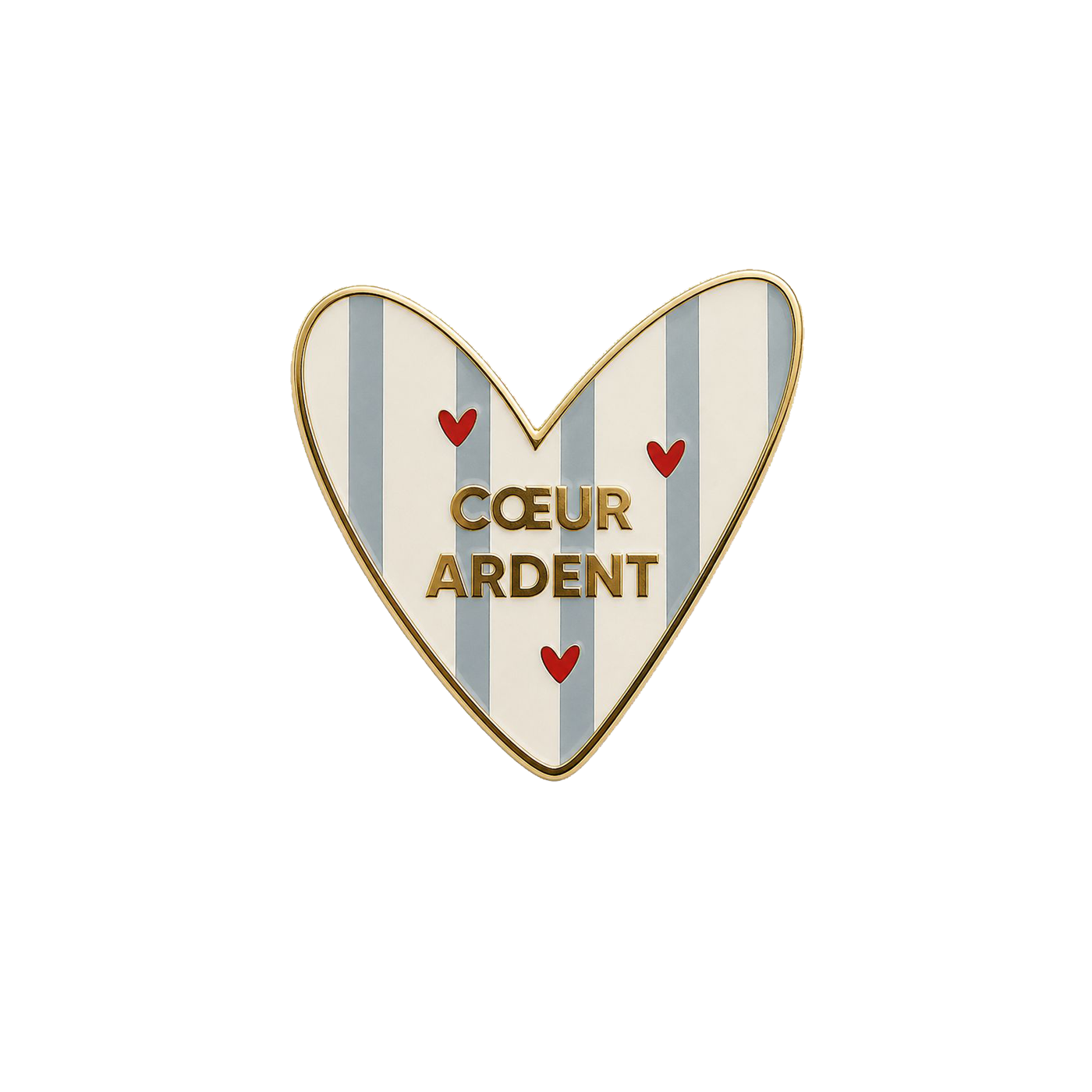 Pin’s cœur ardent