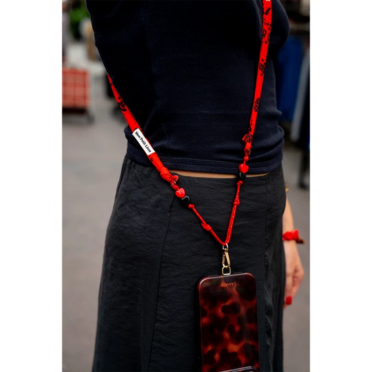 Sangle de Téléphone Bandana Rouge