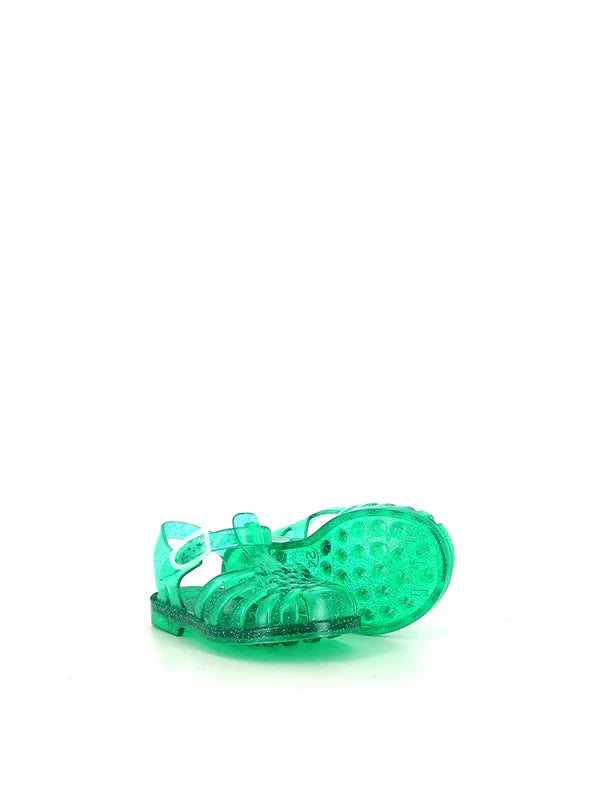 Méduses Vert Pailleté