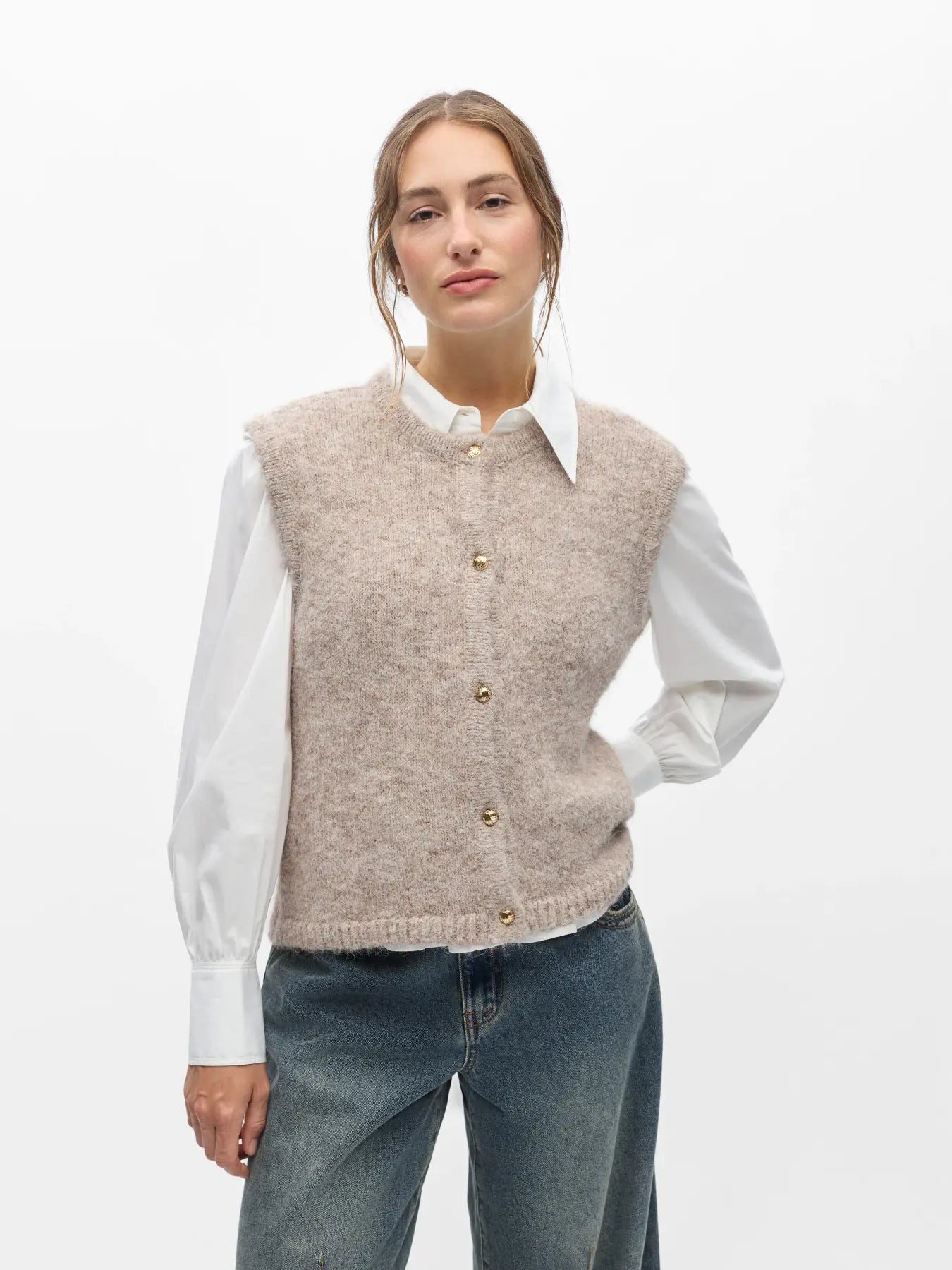 Cardigan Saggia sans manches Humus